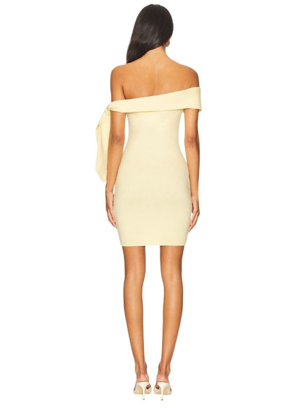 SNDYS Jaymes Mini Dress in Panna Cotta Medium New Womens Knit - Picture 2 of 15